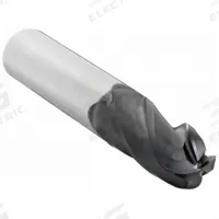 OSG Ball End Mill: Carbide, TiAlN Coated, 4 Flute, 4.5 mm Mill Dia, 14 mm LOC, 51 mm OAL (MPN 404-1772-BN11)