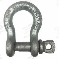 CROSBY Anchor Shackle: Anchor Shackle, 5,330 lb Working Load Limit, 3/4 in Wd Between Eyes, Silver (MPN 1017472). Key specifications — Body Color: Silver; Brand: CROSBY.