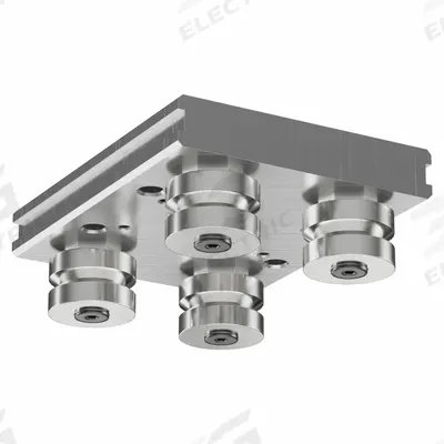 HEPCOMOTION Carriage: For 20 mm Rail Wd, Roller, GV3 Std Carriage, 22.4 mm Carriage Ht - HepcoMotion GV3 Roller Carriages