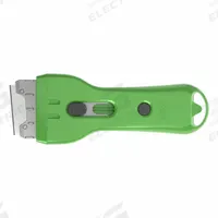 RITEKNIFE Scraper: Bld. Mat. Carbon Steel, Hdl. Mat. Plastic, Stiff, Straight Bld. Shape (MPN SL 100). Key specifications — attr1004902: RITEKNIFE; attr1016211: B.SL.R.3843; attr1012057: Full; attr1014703: Plastic; attr1017570: Standard End; attr1029655: Straight; attr1034073: Straight.