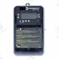 INTERMATIC Electronic Timer: 7 day, Not Astronomic, 120-277V AC, DPST/SPST, Digital (MPN ET2725CR). Key specifications — Body Material: Metal; Indoor/Outdoor Usage: Outdoor; Astronomic Functionality: Not Astronomic; Mounting Style: Surface; Brand: INTERMATIC.