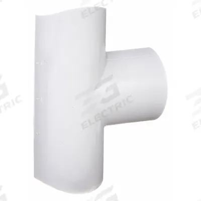 D-LINE Tee: D-Line Mini Raceway 1.18 in x 0.59 in (30x15mm) Item 38G172, 38G171 - Tees for Nonmetallic Single-Channel Raceways