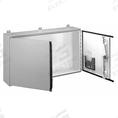 HOFFMAN Enclosure: Steel, 30 in x 42 in x 10 in, NEMA 12/13, Solid Cover - Steel Dust-Tight Enclosures