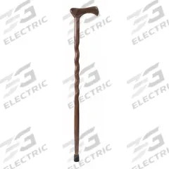 BRAZOS WALKING STICKS Walking Cane: Walking Cane, Std, Single, Wood, Rubber Bottom Tip, 37 in, Wood (MPN 502-3000-0281). Key specifications — Handle Type: Standard; Includes: Rubber Bottom Tip; Color: Wood; Handle Material: Wood; Construction: Wood; Brand: BRAZOS WALKING STICKS; Product Type: Walking Cane.
