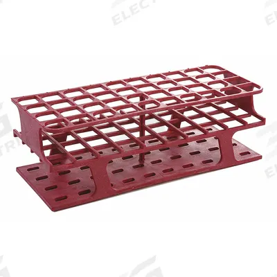 HEATHROW SCIENTIFIC Tube Rack: 3 3/8 in Overall Wd, 10 in Overall Ht, 4 in Overall Lg, POM - Lab Storage Racks
