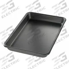 CHICAGO METALLIC Sheet Pan: Sheet Pan Pan, One Eighth Sheet Pan Size, Aluminum, Anodized, Solid (MPN 41852). Key specifications — Bead Closure: Closed Bead; Coating: Anodized; Pan Style: Sheet Pan; Perforation: Solid; Brand: CHICAGO METALLIC; Color: Silver; Material: Aluminum; NSF Certified: No.
