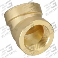 USA INDUSTRIALS Metal Pipe Elbow: 45° Elbow, 1 1/4 in x 1 1/4 in, Class 250, None C38500 Brass (MPN ZUSA-PF-15511). Key specifications — Brand: USA INDUSTRIALS; Maximum Operating Pressure: 400 psi.