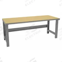 TENNSCO Workbench: Adj Ht, Particleboard, 72 in x 30 in, 1,800 lb Overall Load Capacity, Gray (MPN WBA-1-3072SHB). Key specifications — Brand: TENNSCO.