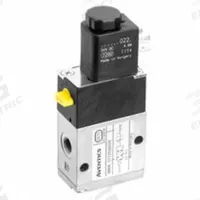 AVENTICS Solenoid Air Control Valve: Three-Way / Two-Position, Female 1/8 in BSPT, 26 mm BSPT, Spool (MPN 5772550220). Key specifications — attr1078830: Glass-Filled Nylon; attr1078874: Spring Return; attr1078854: Normally Open/Normally Closed.