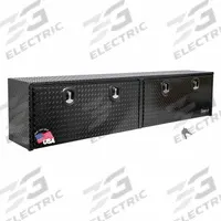 BUYERS PRODUCTS Top Sider: Topside Truck Box, Double Drop-Down Doors Lid, T-Handle Compression (MPN 1721568). Key specifications — Brand: BUYERS PRODUCTS; Color: Gloss Black; Lock Type: Keyed.