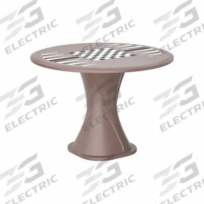 CORTECH Table: 29 in Overall Ht, 42 in Overall Dia, Game Top Included, Ballast Accepted - Cascade Base Tables