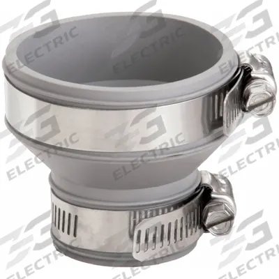 APPROVED VENDOR Flexible Pipe Trap: Rubber, For 1 1/4 in Pipe - Flexible Transition Pipe Fittings