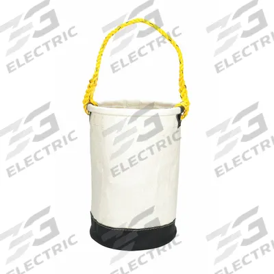 CLC Bucket Bag: 10 1/2 in W x 16 in H x 10 1/2 in L, Off-White, Canvas, 1 Pockets - Canvas Bucket Bags