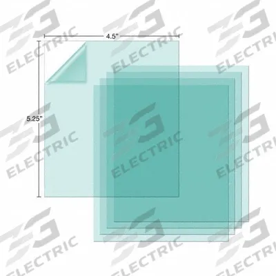 LINCOLN ELECTRIC Outside Cover Lens: 2450 Series Welding Helmet/3350 Series Welding Helmet - Welding Lens Covers & Protection Plates