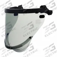 NATIONAL SAFETY APPAREL Faceshield with Slotted Adapter: 20 cal/sq cm ATPV (MPN H20HT). Key specifications — attr51388: PureView Faceshield with Slotted Adapter; attr14011: NATIONAL SAFETY APPAREL; attr51385: Plastic; attr51393: CSA Z462; attr51398: Polycarbonate.