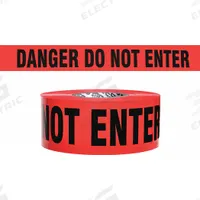 APPROVED VENDOR Barricade Tape: 500 ft Lg, 3 in Wd, Danger Do Not Enter Legend, Polyethylene (MPN B354R10-200). Key specifications — Tape Message: Danger Do Not Enter; Message Color: Black; Brand: APPROVED VENDOR.