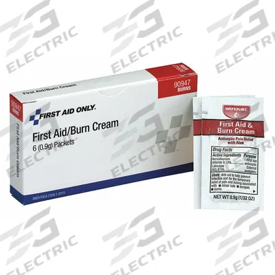 APPROVED VENDOR Topical Burn Cream: Benzalkonium Chloride/Lidocaine HCl, 0.004 oz Size - Burn Reliever Creams