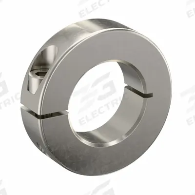 RULAND MANUFACTURING Shaft Collar: 1-Piece, Metric, Round, Clamp-On, 30 mm Bore Dia - Stainless Steel Shaft Collars
