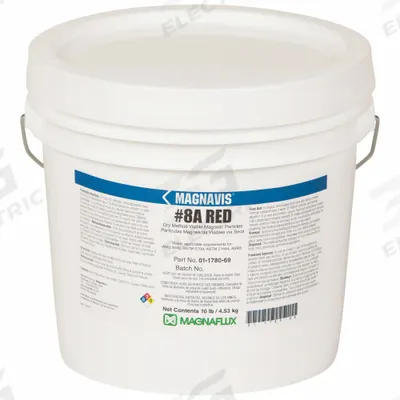 MAGNAFLUX Magnetic Particles: Non-Fluorescent, 10 lb - Magnetic Particles for Dry Non-Fluorescent Testing