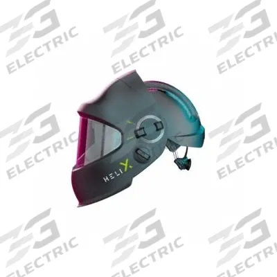 OPTREL Welding Helmet: Auto-Darkening, 5 Arc Sensors, Black, W5/W6/W7/W8/W9/W10/W11/W12/W13 - Auto-Darkening Welding Helmets - Solid Color
