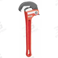 RIDGID Heavy-Duty Pipe Wrench: Cast Iron, 1 1/2 in Jaw Capacity, Serrated, 10 in Overall Lg, I-Beam (MPN 10348). Key specifications — attr309808: I-Beam; attr309815: Cast Iron; attr324941: RIDGID.