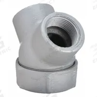 APPLETON ELECTRIC Capped Elbow - Haz Loc: Aluminum, Powder Coated, 1/2 in Trade Size, NPT (MPN ELBY-50A). Key specifications — Material: Aluminum; Finish: Powder Coated; Ends - Hazardous Fittings: 1/2 in FNPT x 1/2 in FNPT; Brand: APPLETON ELECTRIC.