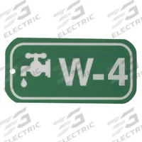 BRADY Lockout Tag: None/ No Header, W-4, Polystyrene, English, Plastic (MPN 105647)