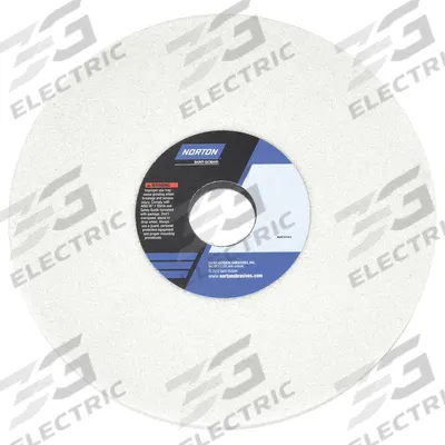 NORTON Straight Grinding Wheel: Type 1, 7" x 1" x 1 1/4", 38A46-HVBE - Grinding Wheels for Light-to-Moderate Grinding of Tool Steels