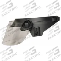 UNITED SHIELD Riot Control Face Shield: Thermoplastic, Pivot, 8 in Visor Ht, Faceshield Mount (MPN DK6-H.150). Key specifications — attr188384: Thermoplastic; attr188403: Faceshield Mount; attr193737: UNITED SHIELD; attr1083487: ACH; attr188392: Black; attr232310: Faceshield; attr188385: Pivot.