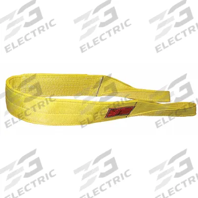 STREN-FLEX Web Sling: Type 3, Nylon, 12 ft Sling Lg, 16 in Eye Lg - Standard Nylon Flat-Eye Web Slings