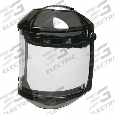 MCR SAFETY Face Shield: Uncoated, Clear - MCR Face Shield Assemblies for Hard Hats