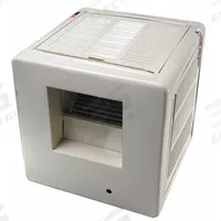 DAYTON Ducted Evaporative Cooler: 1,000 sq ft – 1,400 sq ft, 35 1/4 in x 34 in x 34 in, 1/2 hp HP (MPN 4RNP1). Key specifications — Brand: DAYTON; Evaporative Cooler Voltage: 120V AC; Includes Drive Package: Drive Package Included; Drive Package Installation: Factory Installed.