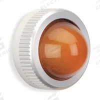 SCHNEIDER ELECTRIC Pilot Light Lens: 30 mm Panel Mounting Hole Dia, Amber, Domed, 9001K/9001SK (MPN 9001A6). Key specifications — Brand: SCHNEIDER; Compatible with Series: 9001K; Lens Material: Glass.