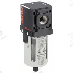 ARO Compressed Air Filter: Particulate, 3/8 in NPT, 5 micron, 107 cfm, 150 psi Max Op Pressure, 1500 (MPN F35231-400). Key specifications — attr110055: 1500; attr110008: ARO.