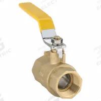 USA INDUSTRIALS Manual Two-Way Ball Valve: 1 in, Brass, Straight, FBSPT x FBSPT, Full Port Ball Port (MPN ZUSA-VLV-198). Key specifications — Brand: USA INDUSTRIALS; Handle: Lever.