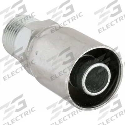WEATHERHEAD Hydraulic Crimp Fitting: Steel x Steel, Straight, -4 For Hose Dash Size - Weatherhead Crimp Hydraulic Hose Fittings with NPTF Connection