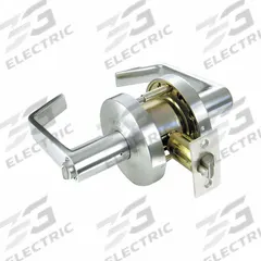 DESIGN HARDWARE Door Lever Lockset: Privacy Lever Locksets, Chrome, ADA Compliant (MPN DH-J-76-F-26D). Key specifications — Ligature Resistance: Not Ligature-Resistant; Brand: DESIGN HARDWARE; Lockset Function ANSI Code: F76; Visual Indicator Message: No Message; Lockset Style: Rose; ADA Compliant: Yes; Finish: Satin Chromium-Plated.
