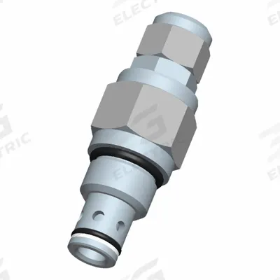 BUCHER HYDRAULICS Cartridge Valve: Steel, Screw-In, Screwdriver Adjustment - Pressure Control Cartridge Valves