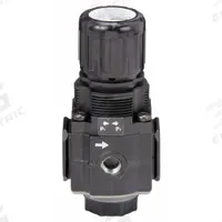 SPEEDAIRE Compressed Air Regulator: Aluminum, 1/4 in NPT, 90 cfm, 5 psi to 150 psi, Nonrising (MPN 4ZM16). Key specifications — attr111664: No; attr111400: Compact; attr111627: SPEEDAIRE.