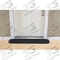 EZ EDGE Door Ramp: 46 in Lg, ADA Compliant, Black, Rubber (MPN MRAEZ1150). Key specifications — Brand: EZ EDGE.
