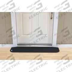 EZ EDGE Door Ramp: 46 in Lg, ADA Compliant, Black, Rubber (MPN MRAEZ1150). Key specifications — Brand: EZ EDGE.