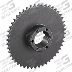 TSUBAKI Sprocket: For 40 Chain, 48 Teeth, 7.645 in Pitch Dia, 7.929 in Outside Dia, Steel (MPN 40P48). Key specifications — Brand: TSUBAKI; Required Bushing Series: P1.