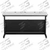 VERSADESK Standing Desk: White, Wood, 60 in Overall Wd, 24 in Overall Dp, 36 in Max Desktop Ht (MPN CTL6024-BW). Key specifications — Frame Color: Black; Frame Material: Laminate; Brand: VERSADESK; Desktop Color: White; Desktop Material: Wood.