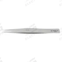 EXCELTA Tweezers: Stainless Steel, Point, Straight Tip, 0.2 mm Tip Thick (MPN AA-SA). Key specifications — attr1002355: Stainless Steel; attr1002345: EXCELTA; attr1002348: Stainless Steel; attr1002358: Smooth; attr1002361: AA.