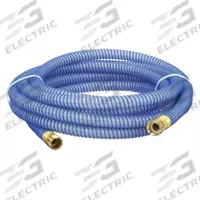 Water Hose: TPE, 5/8 in Inside Dia., 25 ft Lg, 3/4 in MGHT x 3/4 in FGHT, Blue (MPN PGH-25-BL). Key specifications — Temp. Range: -20° to 158°F; Hose Configuration: Coupled Assembly; Hose Fitting A Material: Brass; Brand: TUFF GUARD; Hose Fittings: Brass 5/8 in FGHT x Brass 5/8 in MGHT.