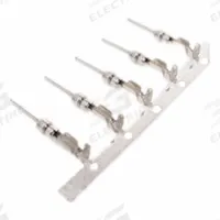 VE Crimp Contact: Sure-Seal, #16, Male, 18 to 15 AWG, Crimp, Tin, Copper Alloy, 15 A Current Rating (MPN 110238-0216). Key specifications — Connection Type: Crimp; Contact Size: #16; Product Packaging Form: 5000-Piece Reel; Brand: SURE-SEAL CONNECTIONS; Pole Material: Copper Alloy; Wire Size: 18 to 15 AWG; Compatible with Series: Sure-Seal; Contact Gender: Male.