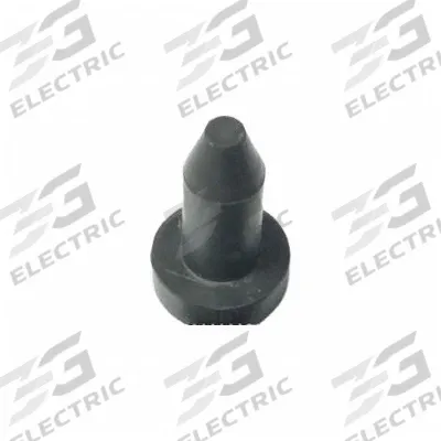 APPROVED VENDOR Bumper Door Stop: Door - Mounted, 5/8 in Wd, 1 in Overall Ht - Standard Door Stops