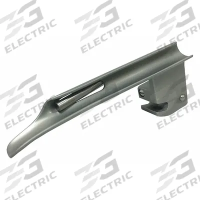 MEDSOURCE Laryngoscope Blades: Miller, 1 Blade Size, Fiber Optic, 4 in Overall Lg