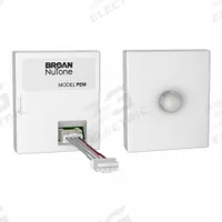 Fan Switch: Occupancy Sensor, SPST, 1 Switches or Dials, 120V AC, Plastic Plate, White Plate, 0.5 A (MPN PEM). Key specifications — Switch Design: Occupancy Sensor; Brand: BROAN; Reversible: Not Reversible; Input Voltage: 120V AC; Compatible with Series: EVOLVE Premium; Plate Material: Plastic.