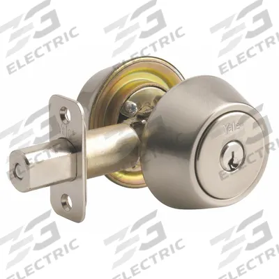 YALE RESIDENTIAL Deadbolt Lock: Cylindrical, 1 3/8 in Door Thick - Max - Standard Cylindrical Deadbolts